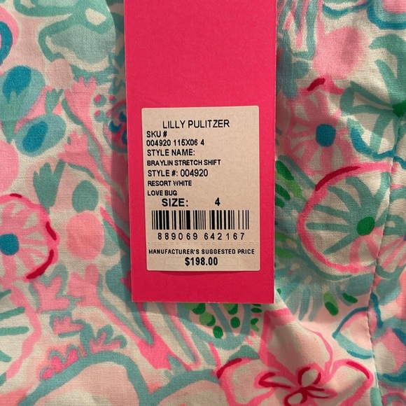 Lilly Pulitzer Braylin Stretch Shift Dress NWT - Picture 5 of 9